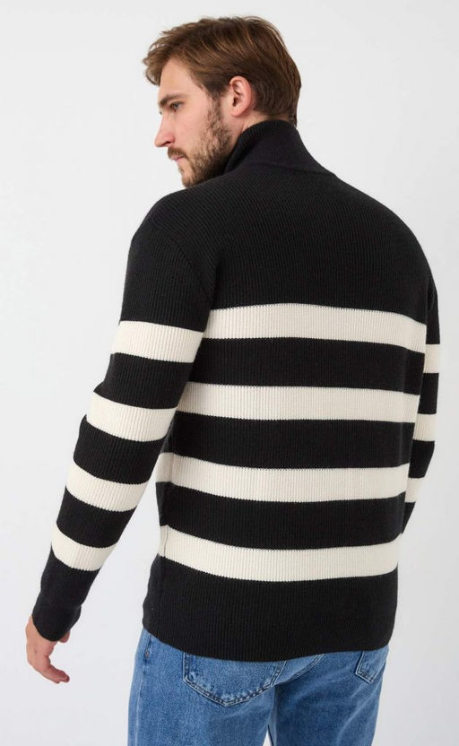 Джемпер F421-1545 black-white - Fine joyce фото 7