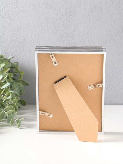 Фоторамка пластик 13х18 см "Данте" чёрный состаренный 19х13,8х2,5 см