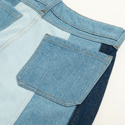 Джинсы женские палаццо MINAKU: Jeans Collection, размер 48, синие