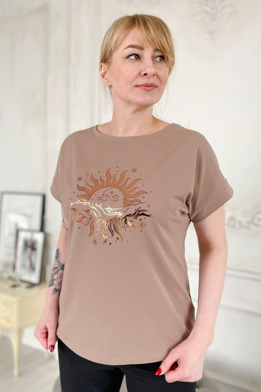 Футболка Rumoda 2195 капучино  фото 5
