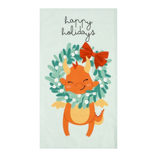 Набор в мешочке Этель Happy holidays: полотенце 40х73 см, формочки для запекания - 3 шт.  фото 3