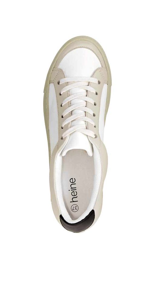 Кроссовки, бежево-белые - Heine фото 4