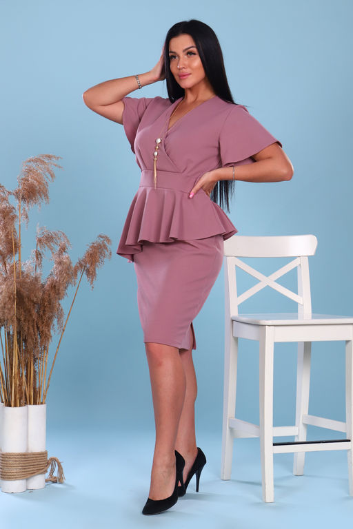 Платье Натали 47027 из крепа  фото 15