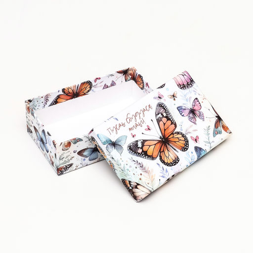 Набор коробок подарочных 10 в 1 Птицы и бабочки , 32.5?20?12.5 -12?7?4 см