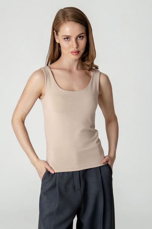 Арт.3801/1 Майка женская 44-48 (3 шт) Цвет:бежевый - Калинка фото 2