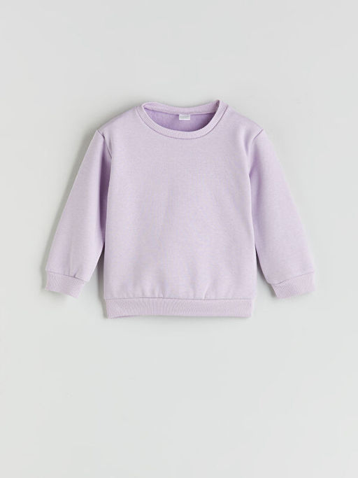 Bisiklet Yaka K?z ?ocuk Sweatshirt