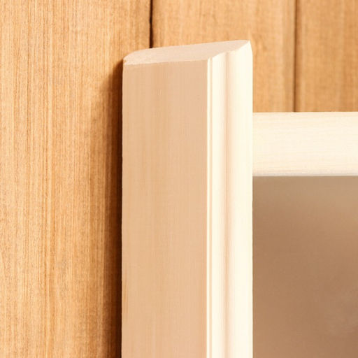 Абажур для бани и сауны, деревянный, настенный, со вставкой из белого стекла, «Добропаровъ»