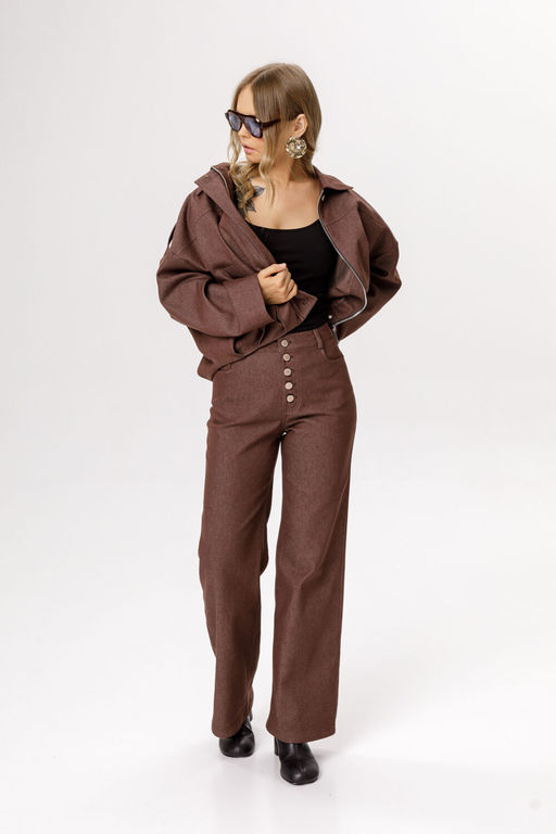 Брюки Pirs 6576 шоколадный