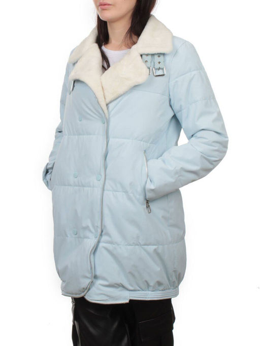 S24-236 LT. BLUE Куртка демисезонная женская (100 гр. холлофайбер) - Fashion фото 5