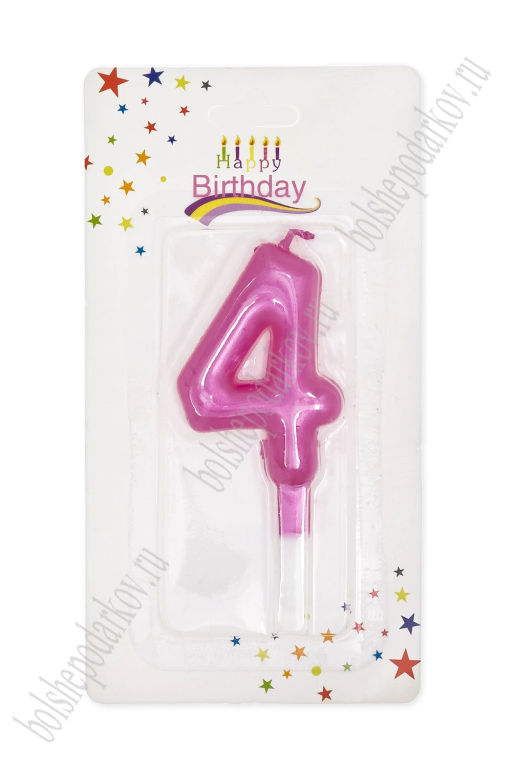 Свечи праздничные "4" (SF-7831) №31