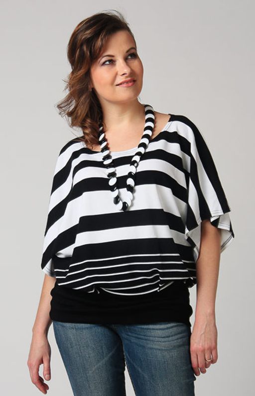 Блуза свободного покроя с мягкой формой рукава кимоно - Ckc collections фото 2