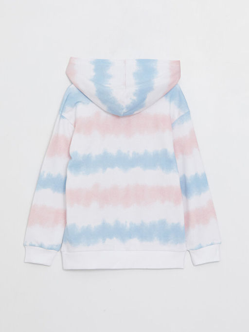 Lilo ve Stitch Bask?l? Uzun Kollu K?z ?ocuk Hoodie - Waikiki фото 3