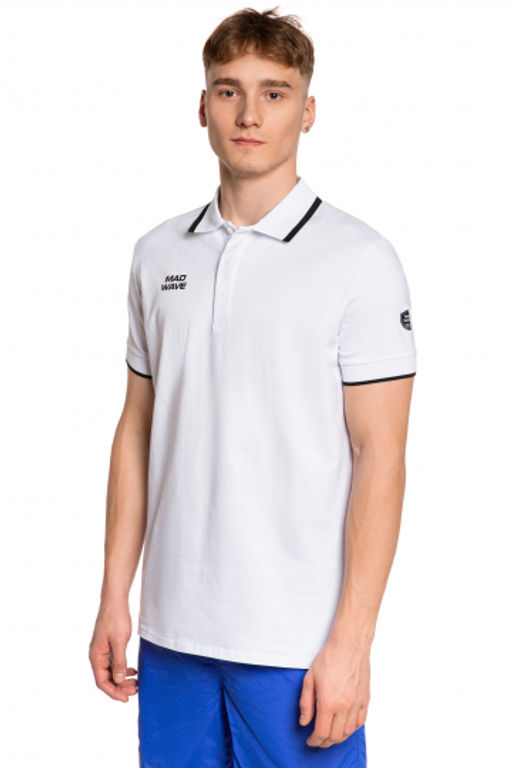 Футболка Polo MW stretch судья, MW t-shirt junior II, MW t-shirt adult II, Polo MW adult coach, MW t-shirt adult - Mad wave фото 3