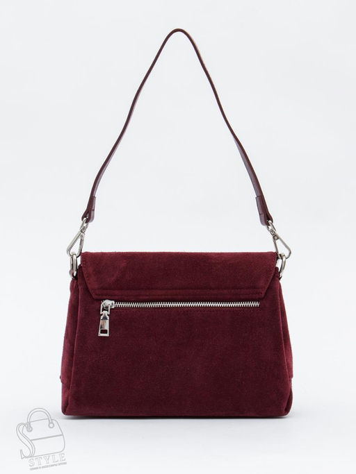 Сумка женская кожаная 8273-2PEF purple red Polina&Eiterou