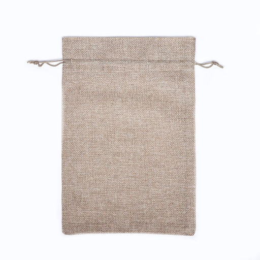 Цена за 5 шт. Мешок подарочный с термонаклейкой из холщи С 8 марта 20?30 см