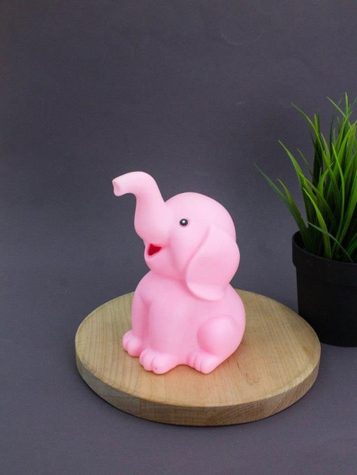 Ночник iLikeGift "Happy elefant", pink (11*13 см)