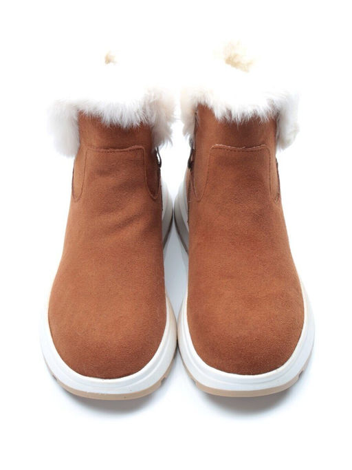 10-M7 BROWN Ботинки зимние женские - No name фото 8