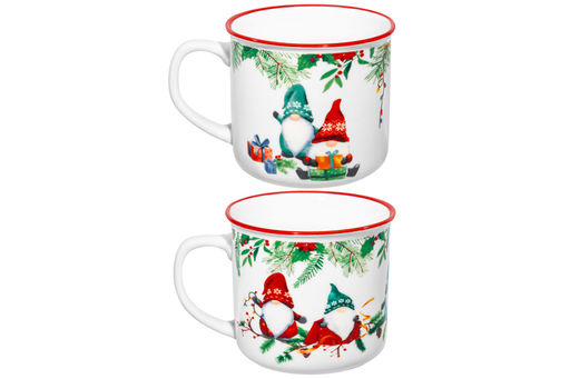Набор 2 кружек 400 мл 12,5*9,5*8,8 см Гномики, фарфор NEW BONE CHINA - Elan gallery фото 7
