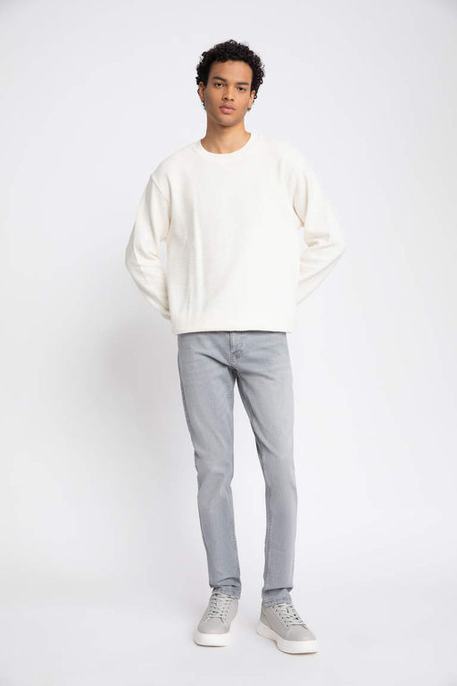 Pedro Slim Fit Джинсовые брюки узкого кроя с нормальной талией и узкими штанинами - Defacto фото 2