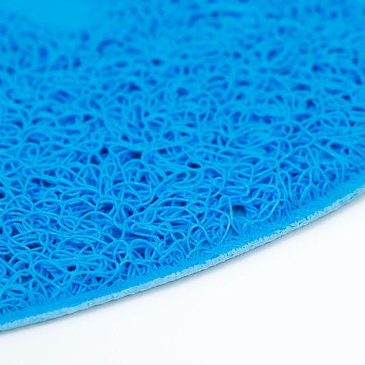 Коврик 2-в-1 под миску/туалет животных 38 х 38 см синий - Пижон фото 5