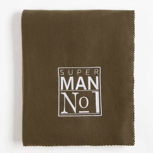 Плед флисовый «Этель. Super man», 130×150 см, флис 160 г/м²