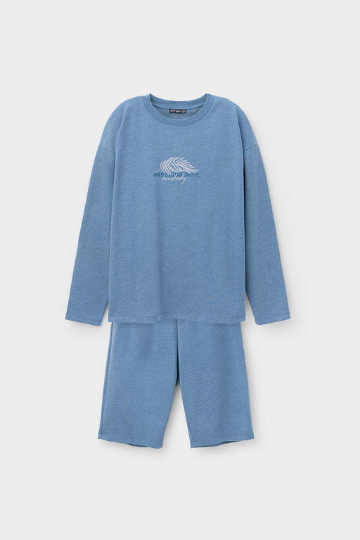 Пижама Very Neat Е 20084/капитанский синий хлопок с полиэстером женская  фото 2