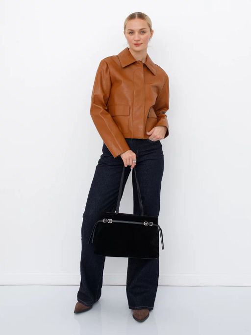 Сумка 8021-1S black Velina Fabbiano-Safenta