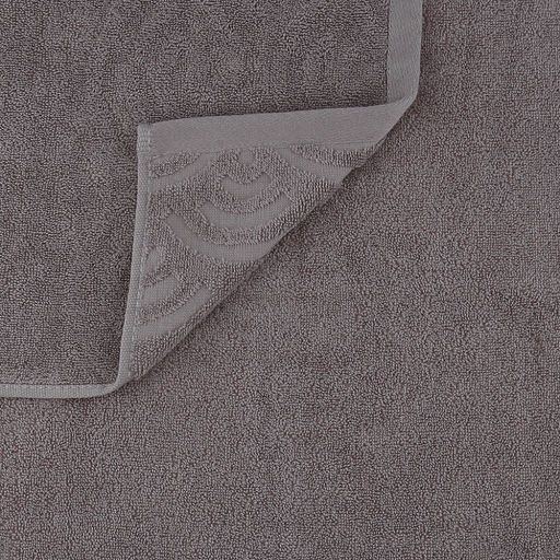 Полотенце махровое "Волна" 80х160см, хлопок 100%, серый (Китай)