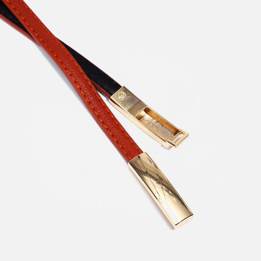 Ремень женский, ширина 1 см, пряжка металл, цвет рыжий - Simaland фото 2