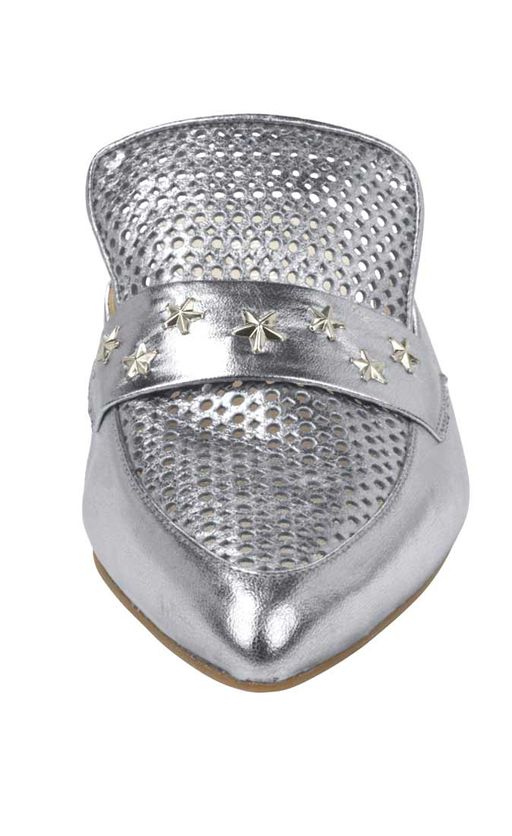 Шлепки, серебристые - Heine фото 5