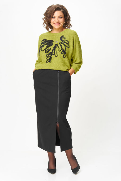 Костюм Michel Chic 1407 салатовый, черный