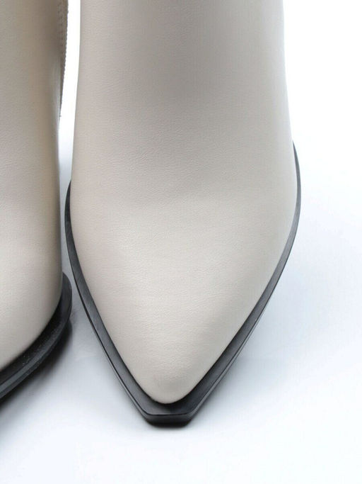 01-PCG267-2 LT.BEIGE Ботинки демисезонные женские (натуральная кожа, байка)