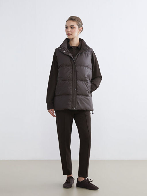 Dik Yaka Kad?n ?i?me Yelek