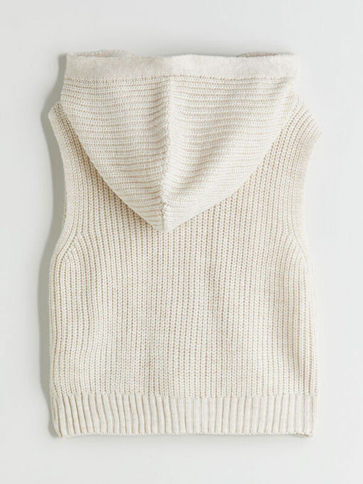 Kap??onlu K?z ?ocuk Triko Yelek