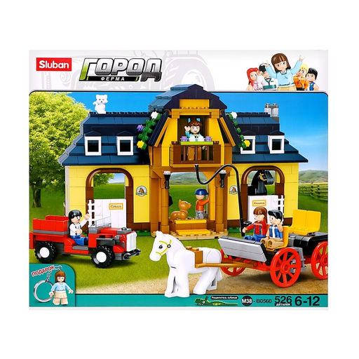Конструктор «Лошадиная ферма», 526 деталей