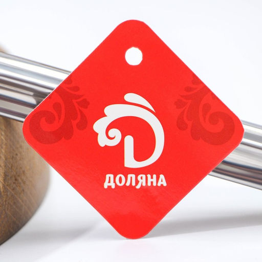 Щипцы кухонные Доляна «Лист», h=21.5 см, серебристые