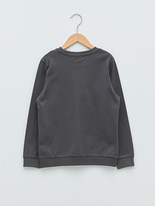 Bisiklet Yaka Spiderman Bask?l? Uzun Kollu Erkek ?ocuk Sweatshirt - Waikiki фото 2