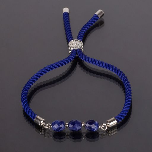 Браслет регулируемый с камнем Содалит