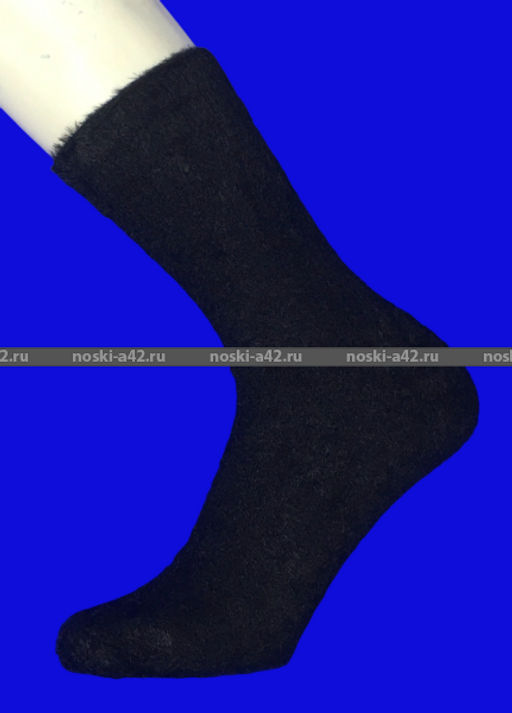 Цена за 10 пар. Термоноски мужские из МЕХА КУНИЦЫ арт. В 280 41-47 (фактически 41-45) - For you фото 6