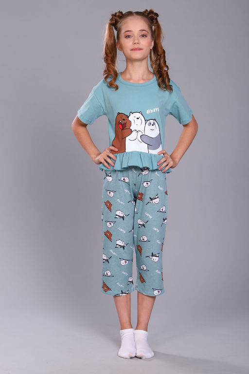 Пижама для девочки Три медведя арт. ПД-021-047