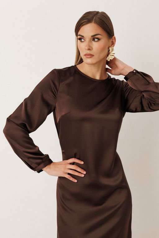 Платье KOKOdea 70012 шоколад фото 2