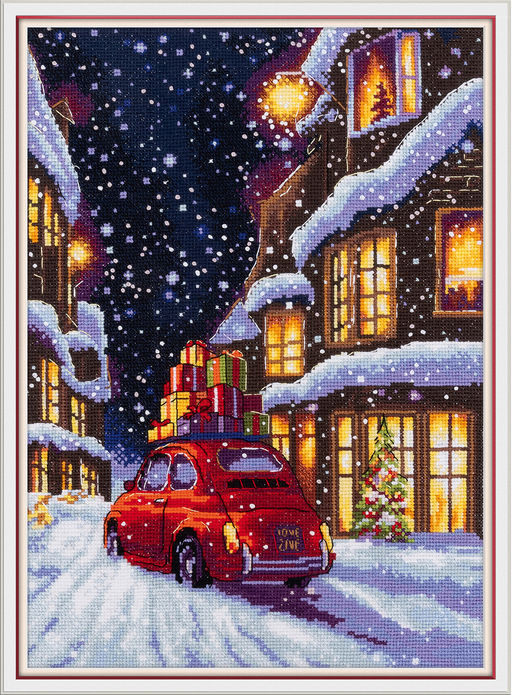 Набор для вышивания PANNA PR-7497 Рождественская улочка 22.5 х 30 см