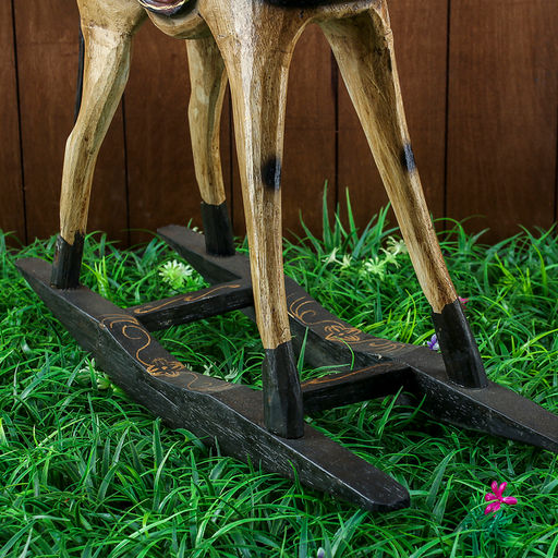 Сувенир «Лошадка качалка», 45×12×45 см, дерево