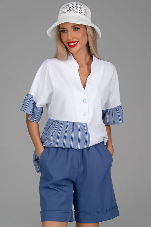 Шорты Фиби (дымчатый синий)