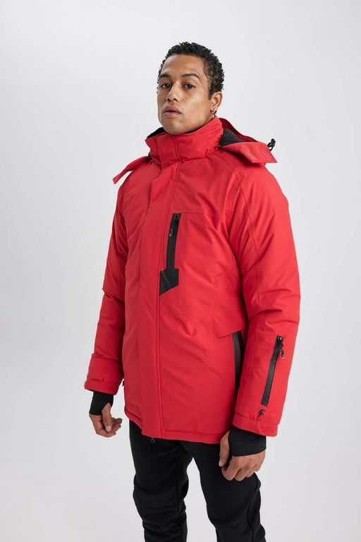 DeFactoFit Водонепроницаемая лыжная куртка с термоизоляцией и капюшоном  фото 4