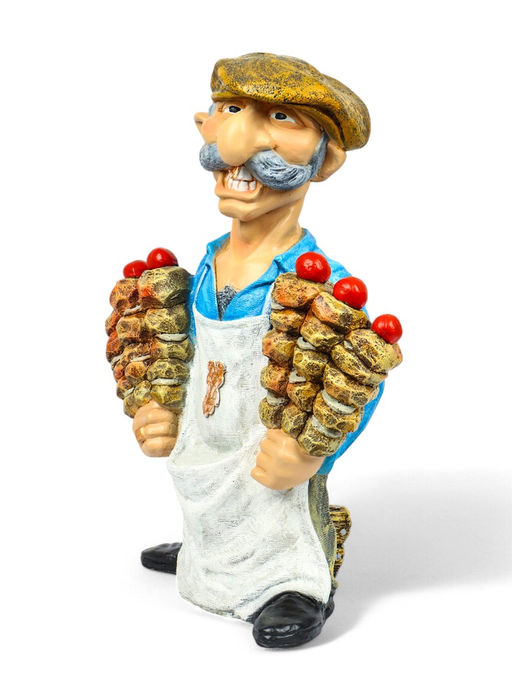 Садовая фигура из полистоуна «Шашлычник», 60×29×40 см