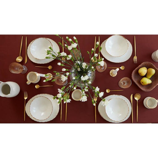 Скатерть Этель Lines 150*180 +/-3см, цв.шоколад, пл. 192 г/м2, хл с ВГМО  фото 10