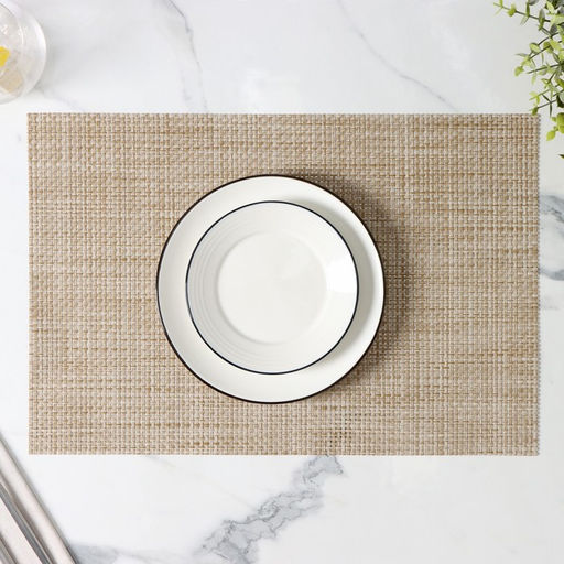 Цена за 12 шт. Салфетка сервировочная на стол«Классика», 45×30 см, бежевая