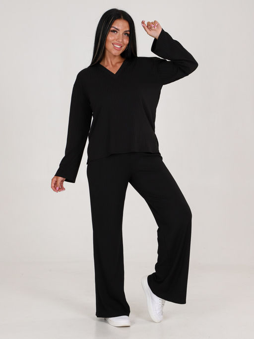 ЖК-03 ЖЕНСКИЙ КОСТЮМ ДВОЙКА (Черный) - А-дина фото 2