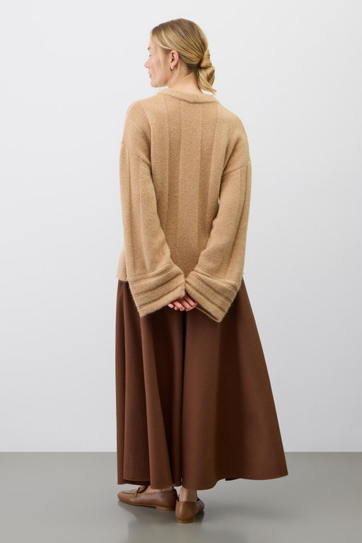 ЕВ 30264/ш/бежевый джемпер жен